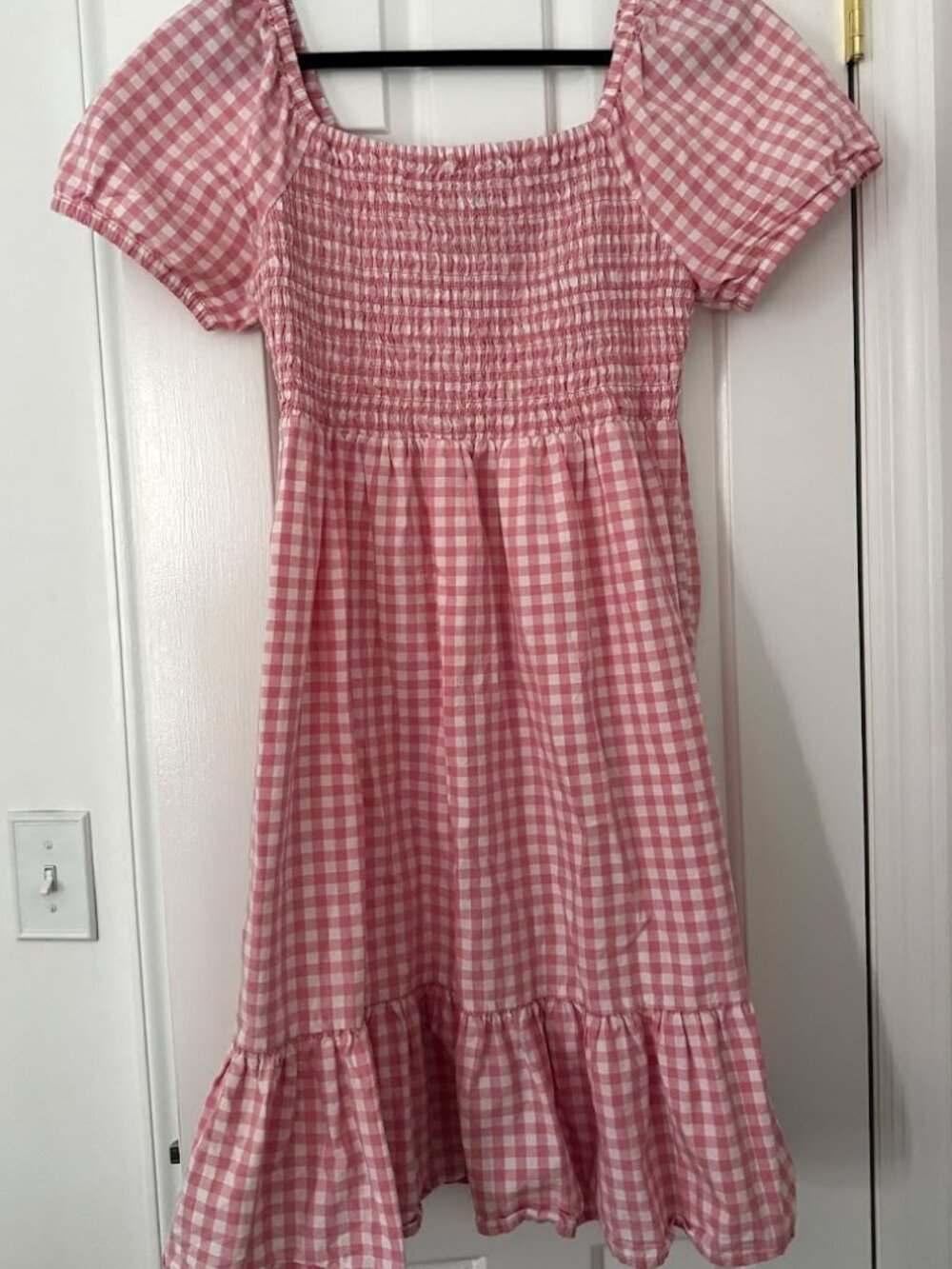 Pink Gingham Dress